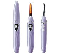 EYECURL Heated Eyelash Curler, S600 Heated Lash Curler, Accurate Temperature Control Electric Eyelash Curler Heated - Intelligent Power Off, Long Lasting (Lavender Mist/Silver, S600-148MM)