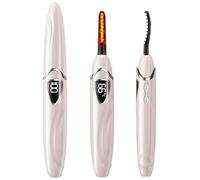 EYECURL Recourbe-cils chauffant, pas de pincement pour les cils relevés pendant 24 heures, portable avec batterie rechargeable rapide (Delicacy/Silver, S600-148MM)