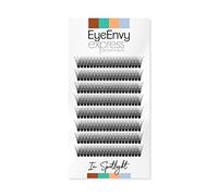 EyeEnvy Express Lash Extensions Extensions de cils individuels en forme de D Curl Wispy 12 mm