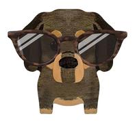Eyeglass Holder Stand - Sunglasses Display Rack | Pets Spectacle Holder | Bois Carved Glasses Holder | Sausage Dog Eyeglasses Stand Dog German Shepherd Ornament Desk Decoration
