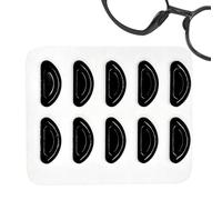 Eyeglass Nose Pads 5 Pair, Silicone Anti-Slip Adhesive Replacement