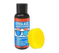 Eyeglass Scratch Remover - Glasses Scratch Repair Kit | Glasses Lens Scratchh Remover, Anti-Fog Screen Wax, Eyeglasses Lens Polishing Kit With Sponge For Indoor Home Outdoor Travel Office Vacation