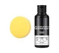 Eyeglasses Scratch Remover Spray, Eyeglass Scratch Remover Suitable For Repairing Scratches On Sunglasses | Gentle 50ml With Sponge Portable | Eye Glass Scratchs Removers For Yellowing Peeling Cracks