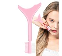 Eyelash Separator Tool, Mascara Applicator Guard, 14x7.5x4.5 inches Adorable Compact Beginners Friendly Silicone Eye Liner Stencils, Upper and Lower Lash for Women, Girls