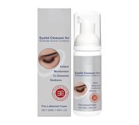 Eyelid Scrub - 50ml Eyelash Cleaning Foam Eyelid Cleanser, Gentle Makeup Remover Moisturizing Eye Wash, Non Irritating Care for Oil Dry Sensitive Eyes Men Women Daily Use