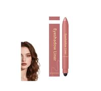 Eyeliner 2 en 1 fard à paupières, crayon à paupières, crayon crème surligneur, eyeliner 2 en 1 pour maquillage des yeux + fard à paupières résistant aux taches et imperméable, ombre à paupières