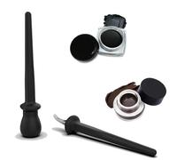 Eyeliner Brosse Outil ¿¿Tanche ¿¿ La Sueur Silicone Maquillage Eyeliner Guide Longue Dur¿¿E R¿¿Utilisable Noir