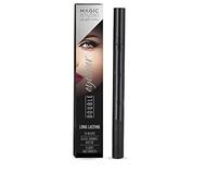 Eyeliner double embout - 2 en 1 : embout tampon virgule et feutre - Noir