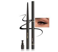 Eyeliner en gel noir pour les femmes âgées, stylo eyeliner gel imperméable et résistant aux taches, eyeliner mat rétractable avec taille-crayon