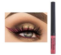 Eyeliner étanche - Eyeliner liquide mat - Brillant et résistant aux taches - Longue durée - Rendu des couleurs élevé - Halloween - Cadeau pour femme-marron