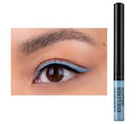 Eyeliner étanche UV Glow Fluo - Kit eyeliner liquide mat - Eyeliner brillant - Longue durée - Rendu des couleurs élevé - Cadeau d'Halloween pour femme et bébé - Bleu