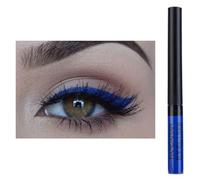 Eyeliner étanche UV Glow Neon - Matte Liquid Eyeliner - Résistant aux taches - Longue durée - Rendu des couleurs élevé - Halloween - Cadeau pour femme - Bleu - 2