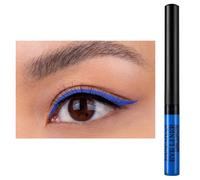 Eyeliner étanche UV Glow Neon - Set eyeliner liquide mat - Eyeliner brillant et résistant aux taches - Longue durée - Rendu des couleurs élevé - Cadeau d'Halloween pour femme - Bleu - 2