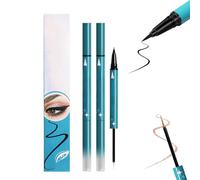 Eyeliner Imperméable, 2024 Upgrade Eyeliner Pailleté à Double Extrémité, Colorful Glitter Eyeliner Liquid Shimmer, Étanche longue durée Glow Eyeliner Éclat fard à paupières (2#)