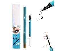 Eyeliner Imperméable, 2024 Upgrade Eyeliner Pailleté à Double Extrémité, Colorful Glitter Eyeliner Liquid Shimmer, Étanche longue durée Glow Eyeliner Éclat fard à paupières (5#)