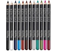 Eyeliner Kajal Set - 12 Couleurs Assorties Crayons Eyeliners Naturels Mat De Longue Durée, Eye Makeup Liner Pencil[YP257]