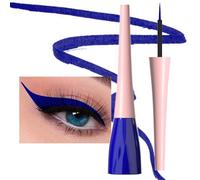 Eyeliner liquide bleu foncé longue tenue imperméable bleu foncé eye-liner pour femme, eye-liner forme oeil eye-liner formes haute pigment coloré eyeliner 13#