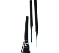 Eyeliner liquide brillant Maybelline New York Eye Studio Master Duo, bleu sarcelle brillant, 0,05 once liquide