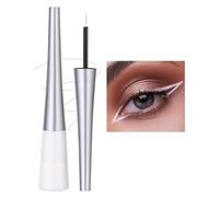 Eyeliner liquide de 10 couleurs Eyeliner mat à séchage rapide, Eyeliner coloré en gel imperméable durable et sans floraison, Eyeliner liquide de couleur bonbon hautement pigmenté, blanche