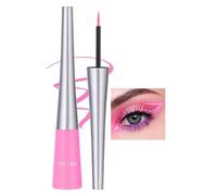 Eyeliner liquide de 10 couleurs Eyeliner mat à séchage rapide, Eyeliner coloré en gel imperméable durable et sans floraison, Eyeliner liquide de couleur bonbon hautement pigmenté, Rose