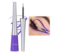 Eyeliner Liquide Mat 10 Couleurs à Séchage Rapide, en Gel Imperméable Durable et Sans Floraison, Hautement Pigmenté Couleur Bonbon, Violet
