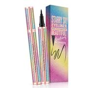 Eyeliner Liquide Noir Mat Imperméable - Précis, Longue Tenue & Anti-Bavures, Séchage Rapide, Haute Pigmentation, Pour Tous les Jours & Soirée