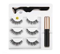 Eyeliner magnétique Kit de faux cils facile à porter Eyeliner liquide à séchage rapide Eyeliner magnétique de faux cils Eyeliner liquide magnétique Eyeliner liquide False Eyelashes Set # 11