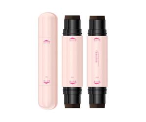 eyeliner, outil de beauté imperméable, stylo à ailettes 2 en 1 avec pointe robuste, système d'accessoires de maquillage avec design compact, aide à l'application lisse et durable, cosmétique