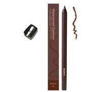 Eyeliner Pencil, 24 Hr Waterproof Eyeliner Duo Sharpenable Eye Pencil, 2 in 1 Eye Liner and Eyebrow Pencils Waterproof Eyeliners, No Smudging, Fading, Smooth & Easy to Color (Bronze)
