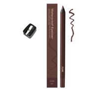 Eyeliner Pencil, 24 Hr Waterproof Eyeliner Duo Sharpenable Eye Pencil, 2 in 1 Eye Liner and Eyebrow Pencils Waterproof Eyeliners, No Smudging, Fading, Smooth & Easy to Color (Plum)