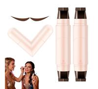 Eyeliner Stamp, Tampon Eyeliner À Double Tête, 2 Pochoir Pliable Pour Les Yeux Et Anti-Tâches, Stylo Tampon Eyeliners Ailé, Eye Liner Longue Durée Avec Poinçon, For Parties, Travel, Workdays, Weddings