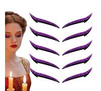 Eyeliner Stickers, Eyeshadow and Eyelash Patches, 1.69x0.91 Inches Easy to Use Waterproof Long Lasting Eye Makeup Stickers for Ladies, Special Event, Quick Application, Smudge Proof