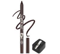 Eyeliner stylo, Pearl Eyeshadow Metallic Glitter Eyeliner femme, Eyeliner crayon à lèvres imperméable à l'eau Eyeliner Eyeshadow Eyeliner (06# Marron foncé)
