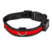 Eyenimal Collier Lumineux S Rechargeable Usb Rouge pour Chien