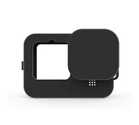 Eyeon Coque de protection en silicone avec capuchon pour caméra GoPro Hero 9 Noir