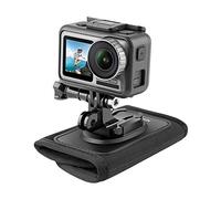 Eyeon Support de sangle de sac à dos amélioré avec rotation à 360°, crochet en J, système de fixation de sangle pour GoPro Max Hero 10 9 8 7 6 5, Osmo Action, Insta 360 One R Go 2