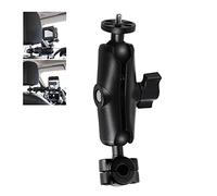 Eyeon Support pour Appuie-tête de Siège de Voiture avec Bras à Double Douille et Vis 1/4", Kit de Support pour Go Pro YI DJI OSMO Action Camera et Téléphone(6-10 cm) Vidéos de Conduite Vlog