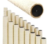 eyepower Ø 7,1 cm : 40 cm Poteau de Rechange Arbre à Chat - M10 Poteaux à Griffer avec Corde en Sisal - Grattoir pour Chats Résistant - Tronc d'arbre Pièces Détachées Colonne Griffoir Remplacement