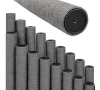 eyepower Ø 9,2 cm : Poteau à Griffer de Remplacement Gris - 15 cm Filetage M8 - Colonne en Sisal avec Noyau Stable - Accessoire Arbre à Chat pour Réparation Griffoir - Pilier avec Corde Naturelle