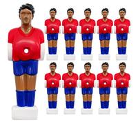 EYEPOWER 11 Figurines de Baby-Foot 13mm - Espagne Rouge Bleu - Accessoires et Pièces de Rechange pour Table de Football - Joueurs