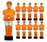 EYEPOWER 11 Figurines de Baby-Foot 13mm - Pays-Bas Orange - Figurines de Football de Table - Table de Baby-Foot Accessoires Football Pièces de Rechange Table de Football - Joueurs de Baby-Foot