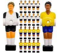 eyepower 22 Figurines de Baby-Foot 13mm - Allemagne vs. Brésil - Figurines de Football de Table - Table de Baby-Foot Accessoires Football Pièces de Rechange Table de Football - Joueurs de Baby-Foot