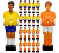 eyepower 22 Figurines de Baby-Foot 13mm - Brésil vs. Pays-Bas - Figurines de Football de Table - Table de Baby-Foot Accessoires Football Pièces de Rechange Table de Football - Joueurs de Baby-Foot