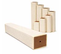 eyepower 40 cm Poteau à Griffer de Remplacement Carrée - 9 x 9 cm Filetage M8 - Colonne en Sisal avec Noyau Stable - Accessoire Arbre à Chat pour Réparation Griffoir - Pilier avec Corde Naturelle