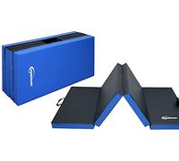 EYEPOWER Matelas d'entrainement RG20 200x100x5cm épais Pliant Portable Bleu-Noir