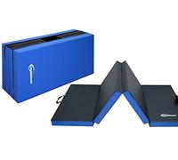 EYEPOWER Matelas d'entrainement RG20 200x100x8cm épais Pliant Portable Bleu-Noir