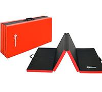 EYEPOWER Matelas d'entrainement RG20 200x100x8cm épais Pliant Portable Rouge-Noir