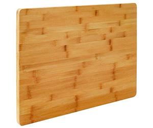 EYEPOWER Planche à Découper XL en Bambou 50x35x2 cm Grande Tableau en Bois