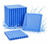 EYEPOWER Tapis de Piscine 2,8 m² - 8 Tapis de Sol EVA 62x62 - Jeu de Dalles de Protection Extérieure