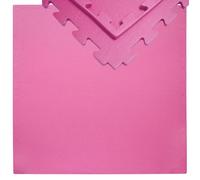 eyepower Tapis Puzzle de Fitness 90x90cm in mbouts extensible 12mm Rose